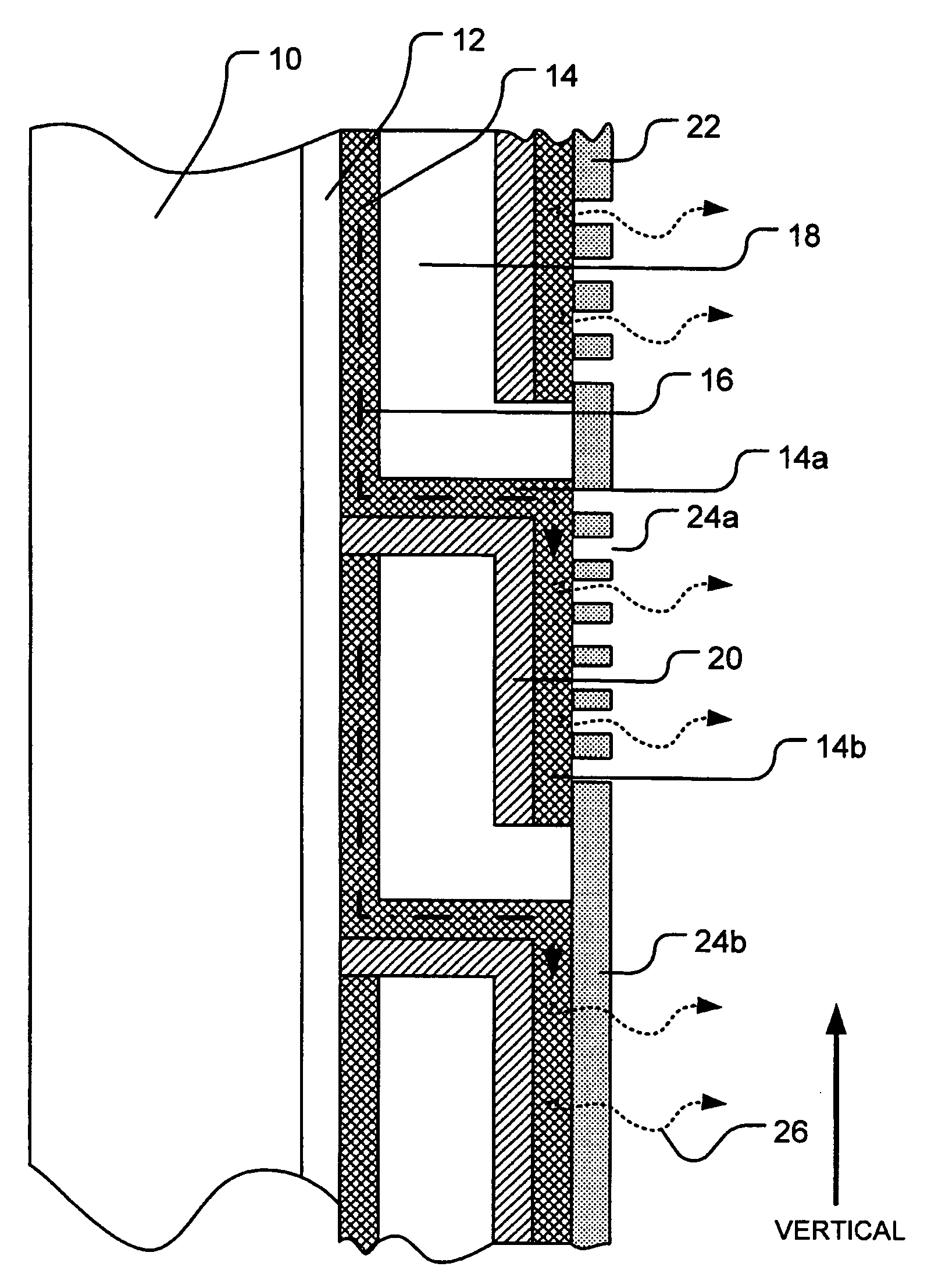 Insulation system with condensate wicking for vertical applications