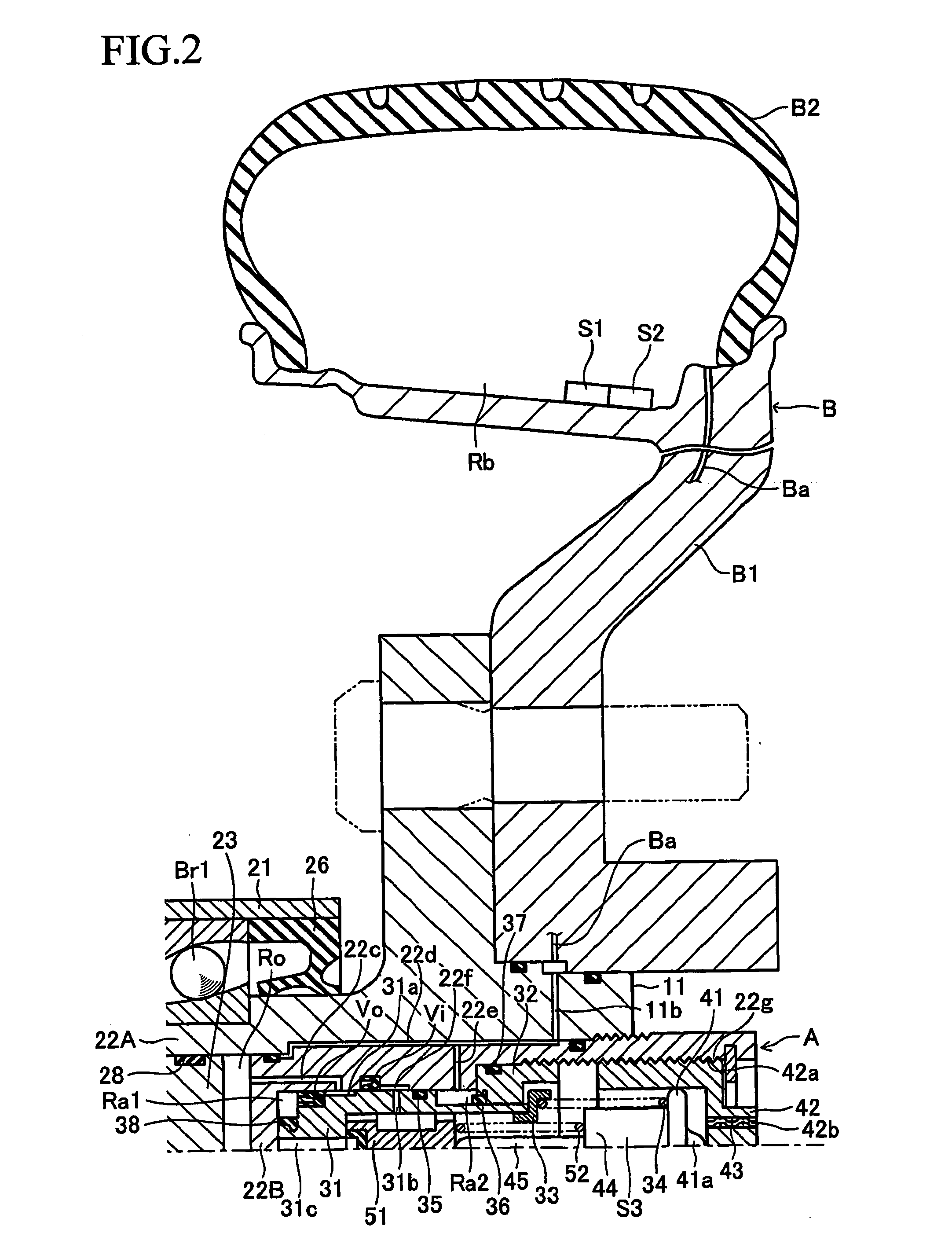 Tire risk judging device of wheel assembly for vehicle