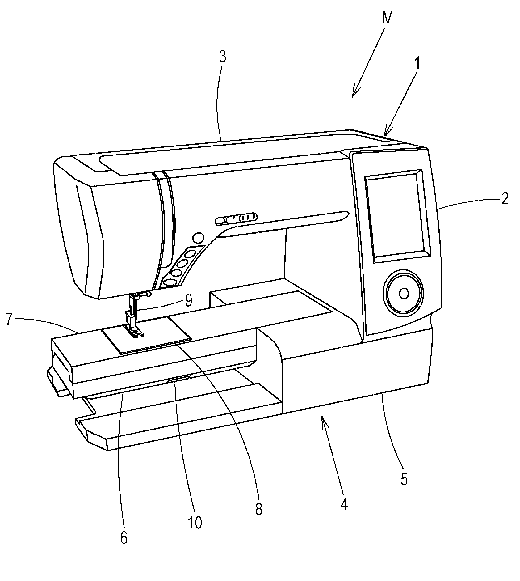 Needle plate replacement device with lock
