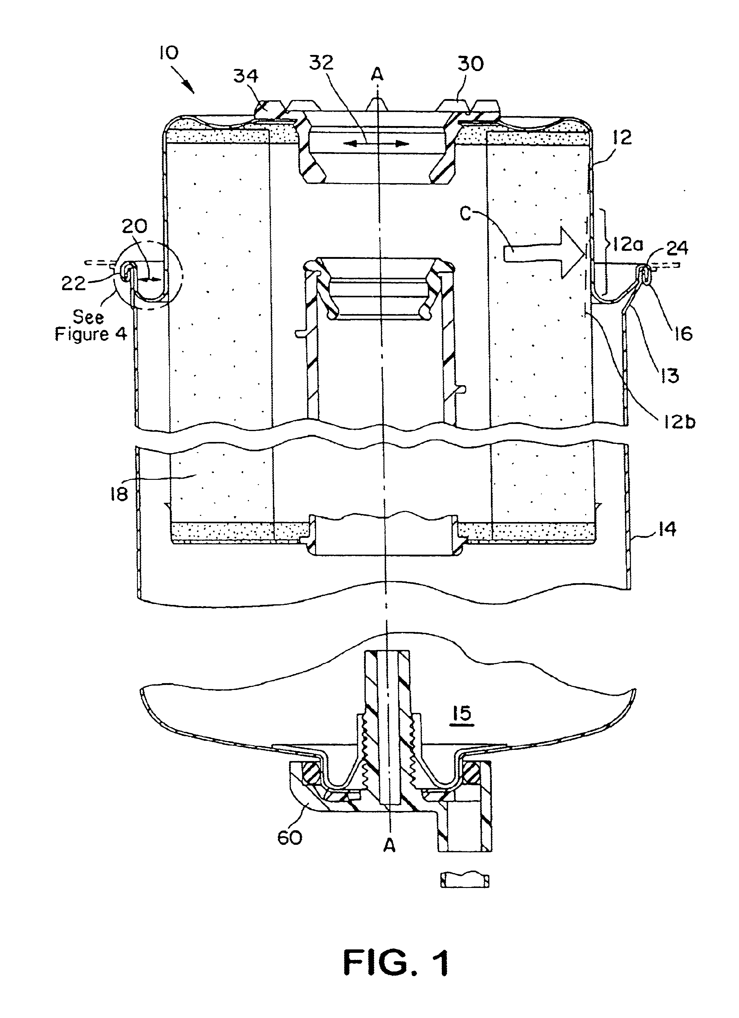 Base receptacle with fixed retainer for filter cartridge incorporating a peripheral compatibility matrix