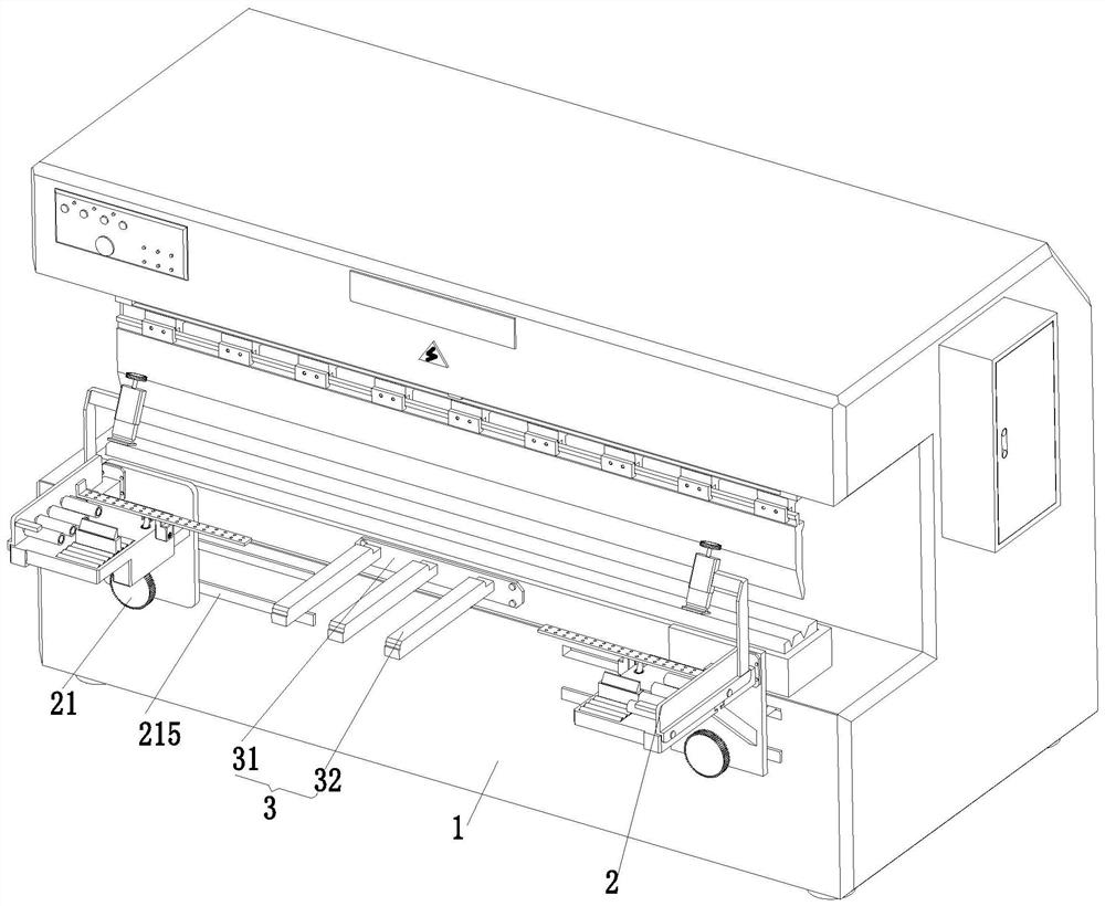 A hydraulic CNC bending machine