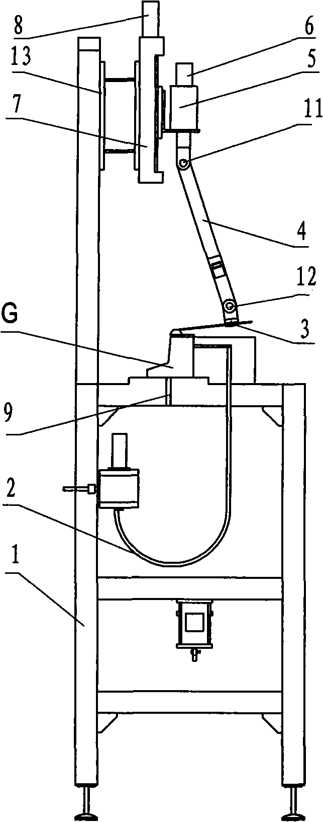 Life testing device for single-handle double-control water nozzle