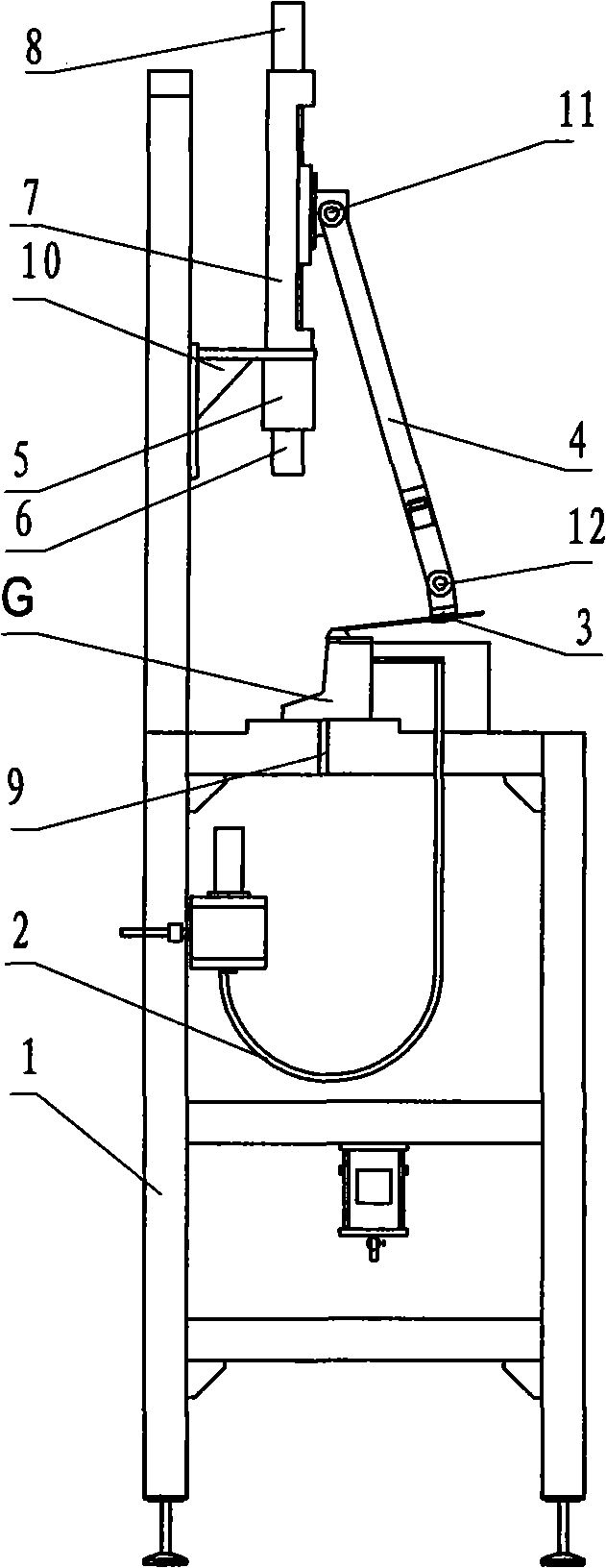 Life testing device for single-handle double-control water nozzle