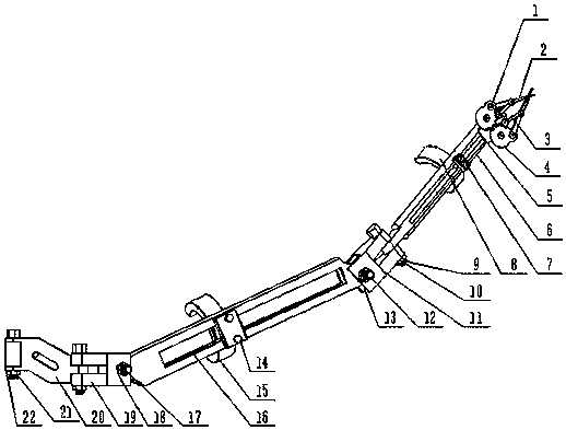 Exoskeleton wolfberry picking mechanism