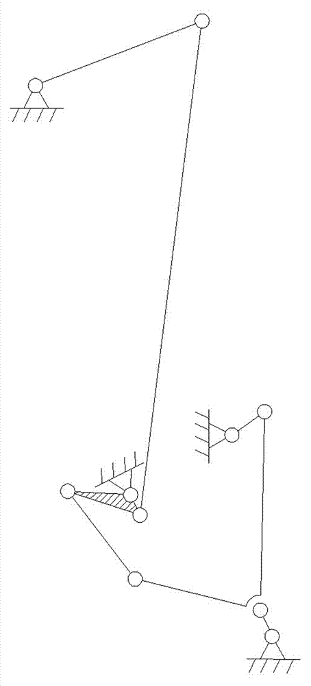 Needle pressing mechanism of hooked-needle warp knitting machine