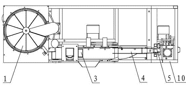 Strip metal auto-screening and integrated feeding device