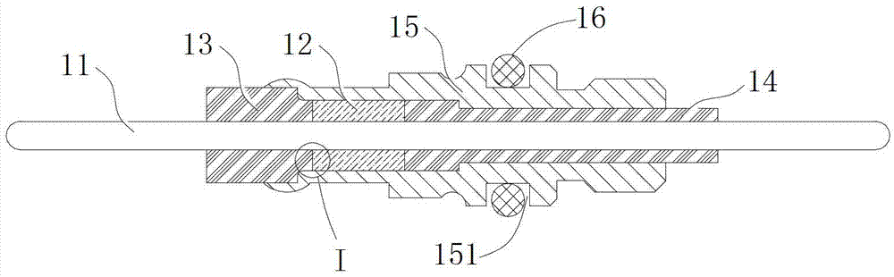 A glass sintered and sealed wall-through electrical connector