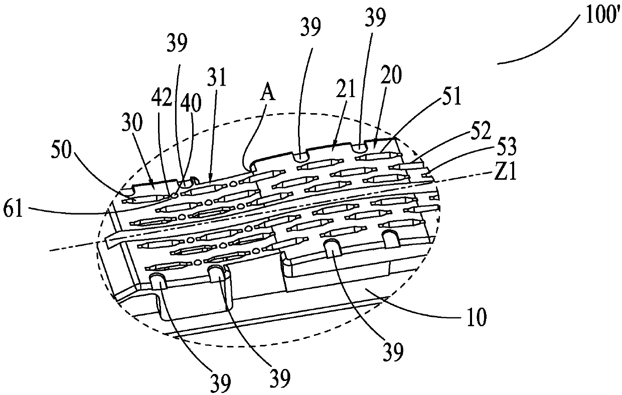 Nail bin, nail bin component, stitching nail forming member and surgical anastomat