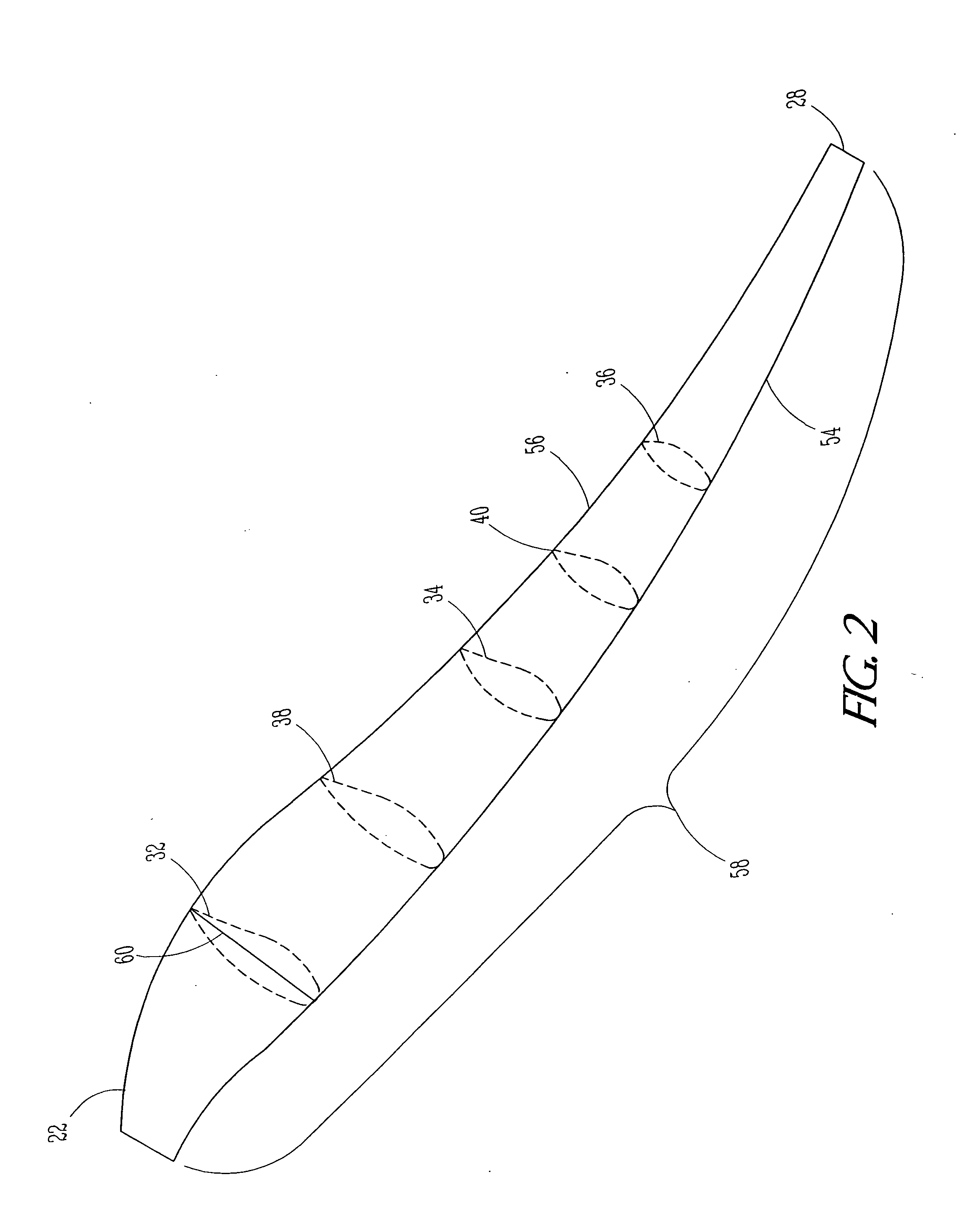 Wind turbine rotor blade and airfoil section