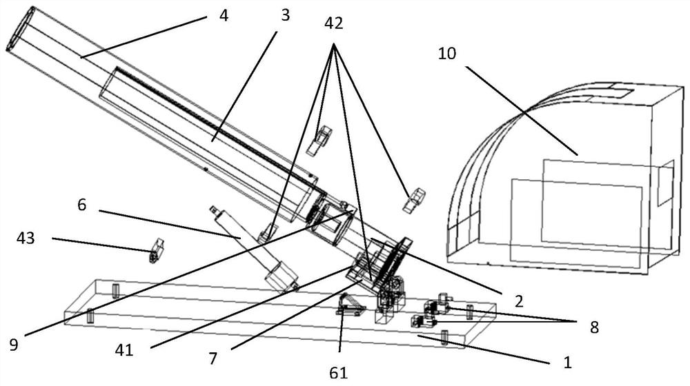 A compressed air ejection experimental device for simulating missile ejection