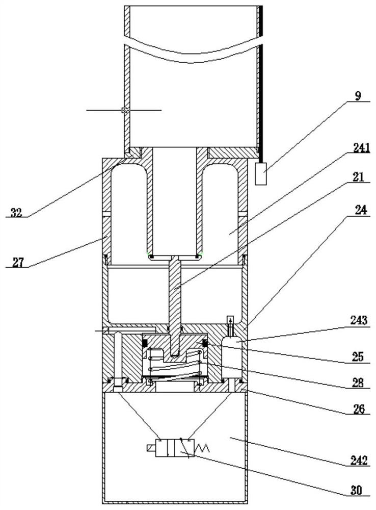 A compressed air ejection experimental device for simulating missile ejection