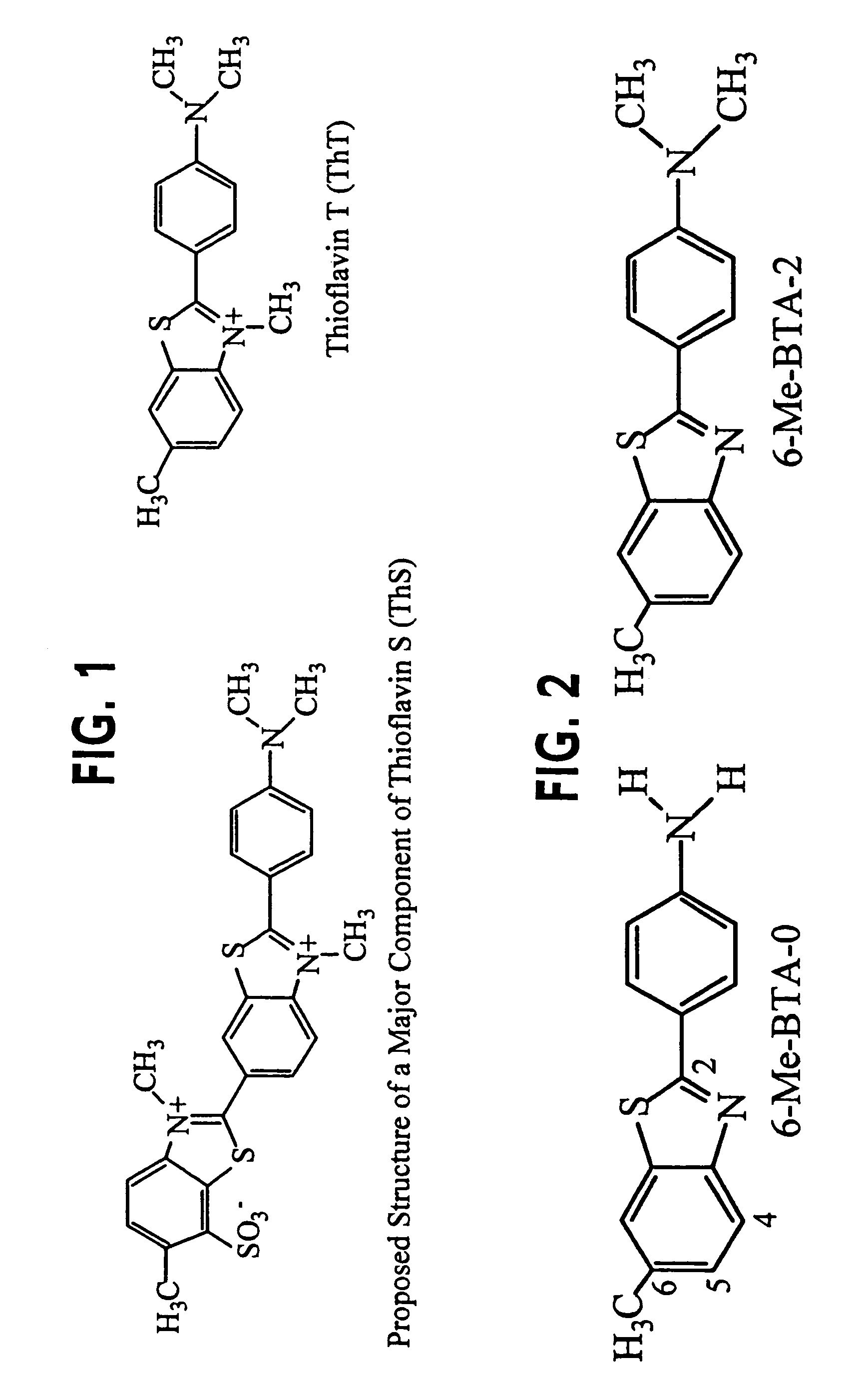 Thioflavin derivatives for use in the antemortem diagnosis of Alzheimers disease and in vivo imaging and prevention of amyloid deposition