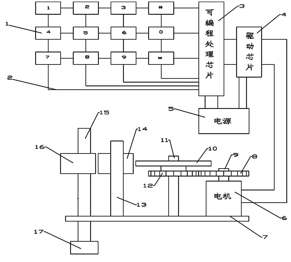 Electronic input type mechanical coded lock