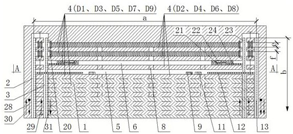 A kind of high-efficiency filling and mining method of extra-thick coal seam