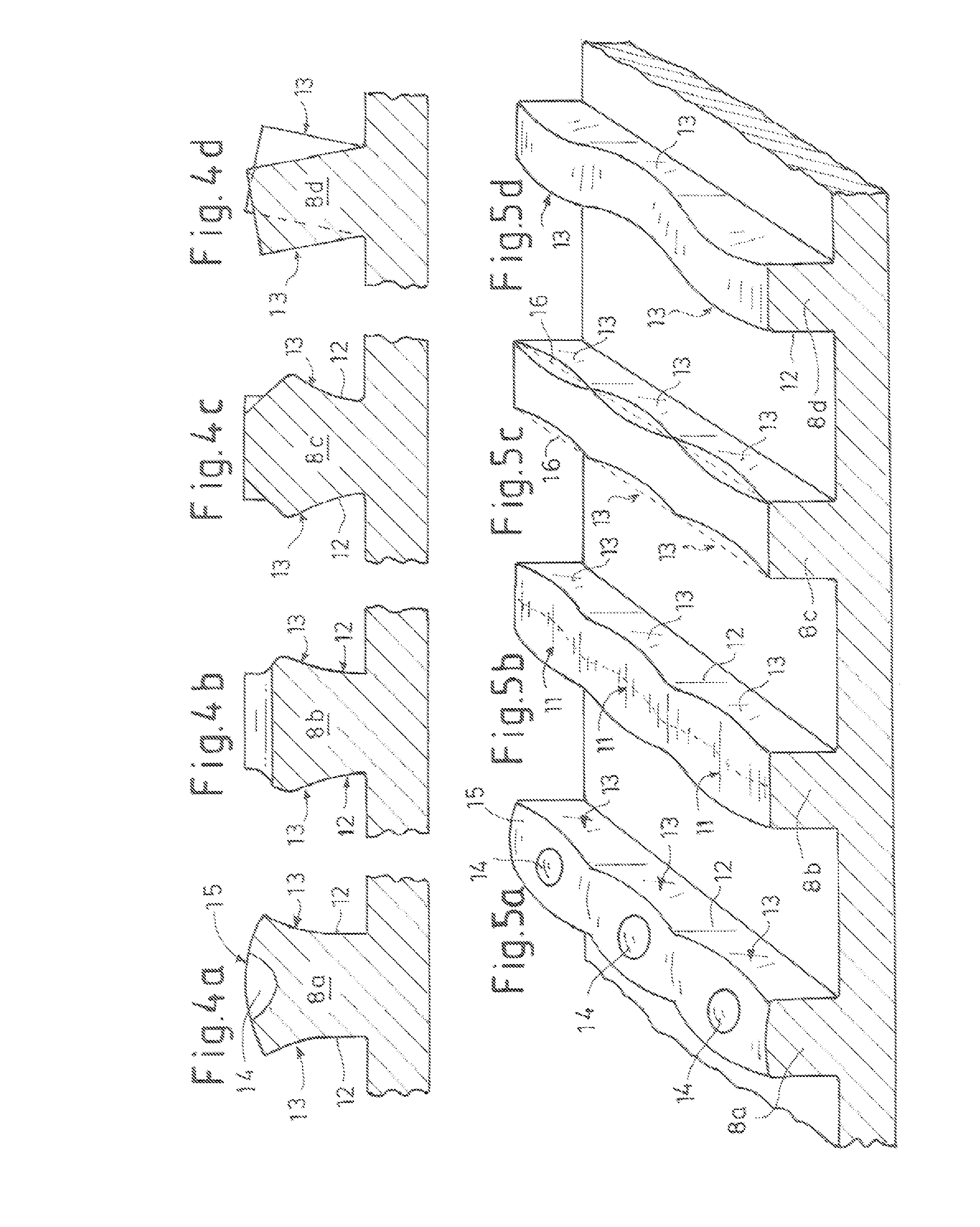 Process for roughening metal surfaces