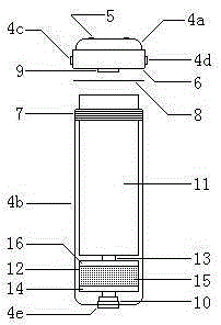 Multistage water purifier with ultraviolet sterilization device and manufacturing method