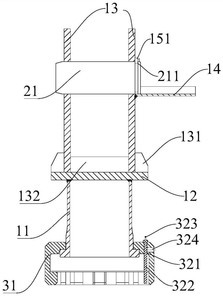 Hoisting device for heavy drilling tool