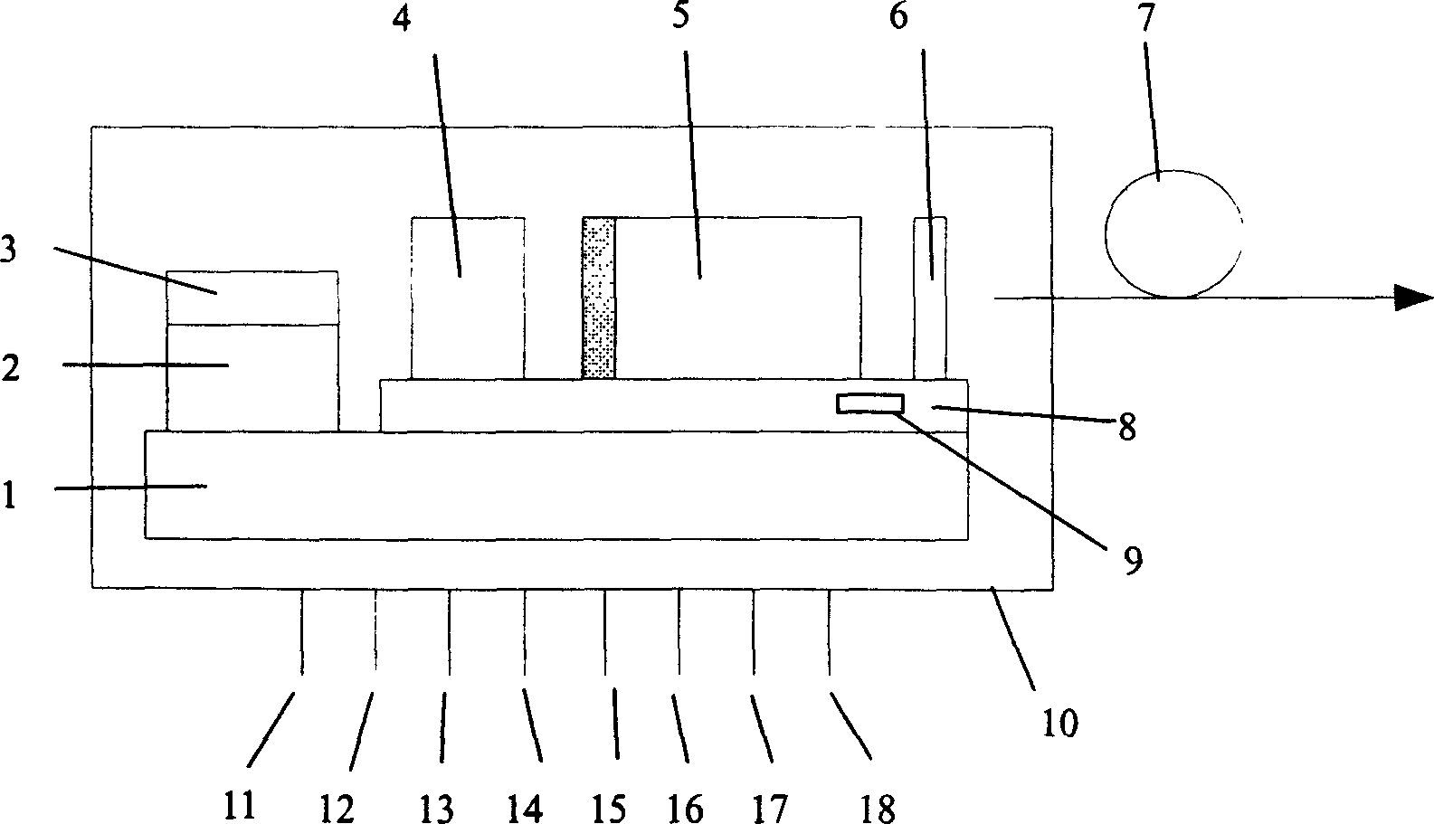 Pump modular of Raman fiber glass enlarger