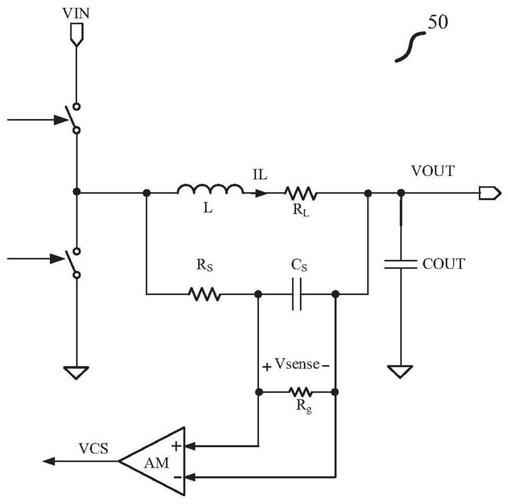 DCR current sampling circuit and method and related control circuit