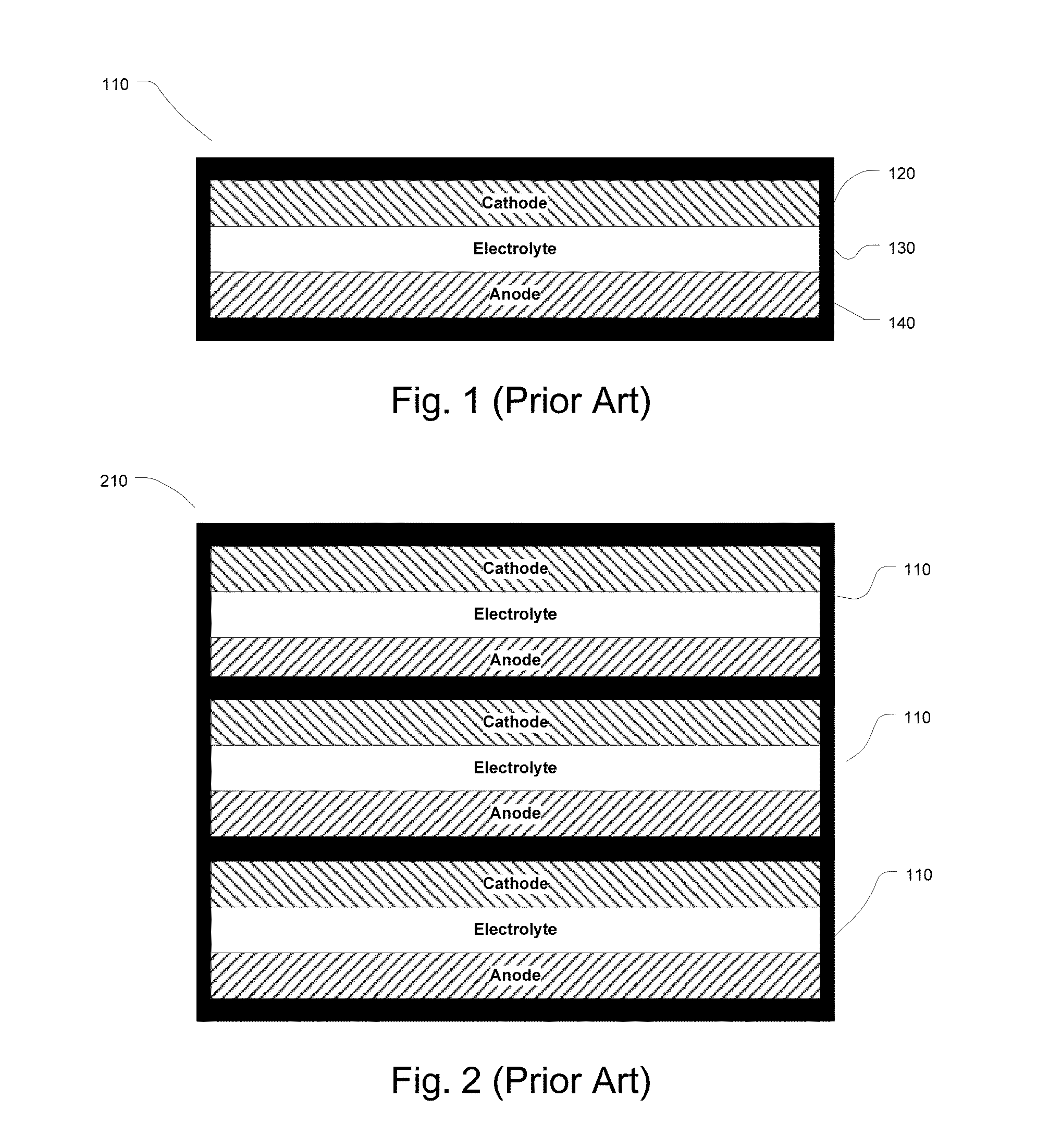 Multi-electrode electrochemical cell and method of making the same