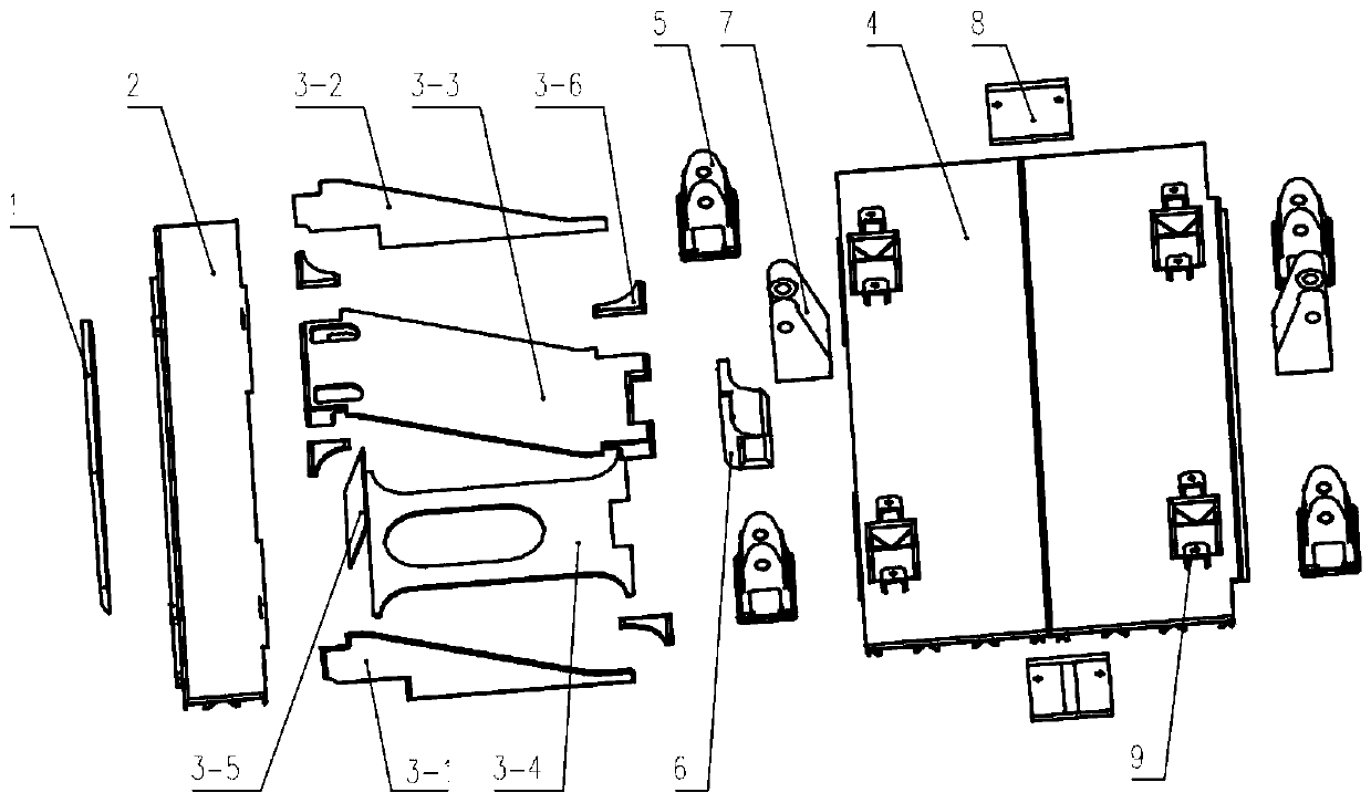 Traction bolster buffer structure for suspension type monorail train