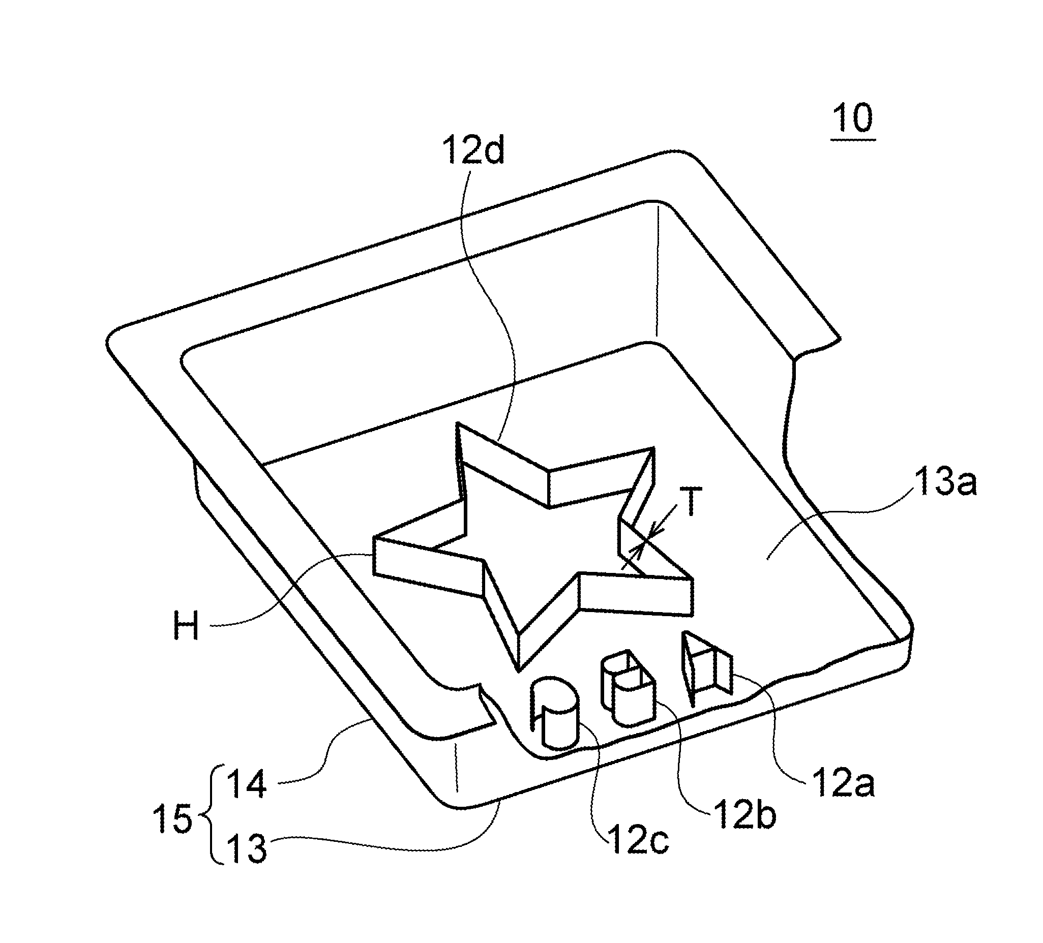 Tofu, tool for shaping tofu and method for shaping tofu