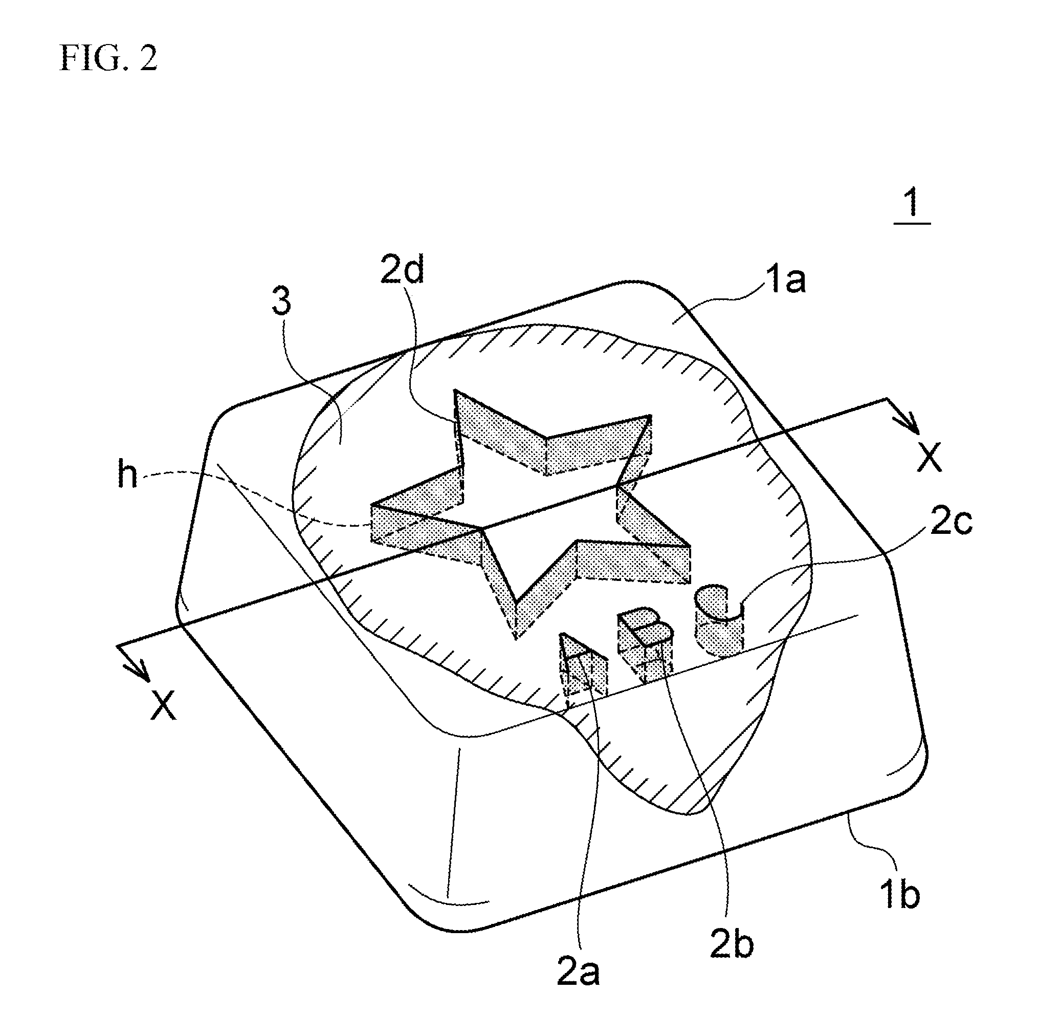 Tofu, tool for shaping tofu and method for shaping tofu