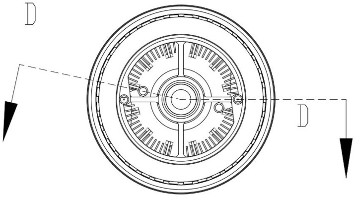 Liquid cooling heat dissipation outer rotor motor and aircraft thereof