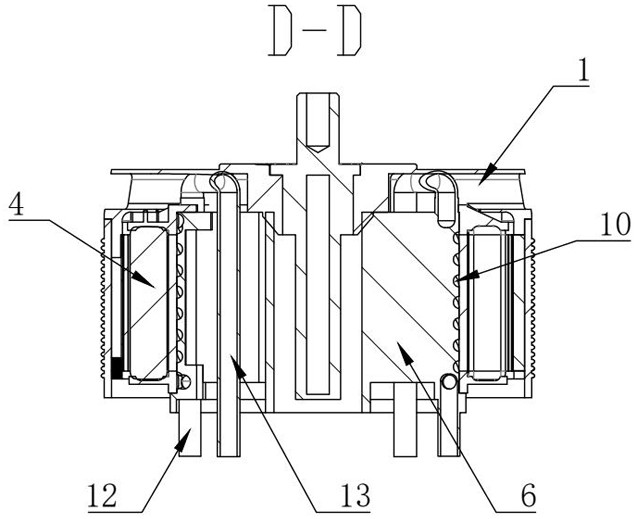 Liquid cooling heat dissipation outer rotor motor and aircraft thereof