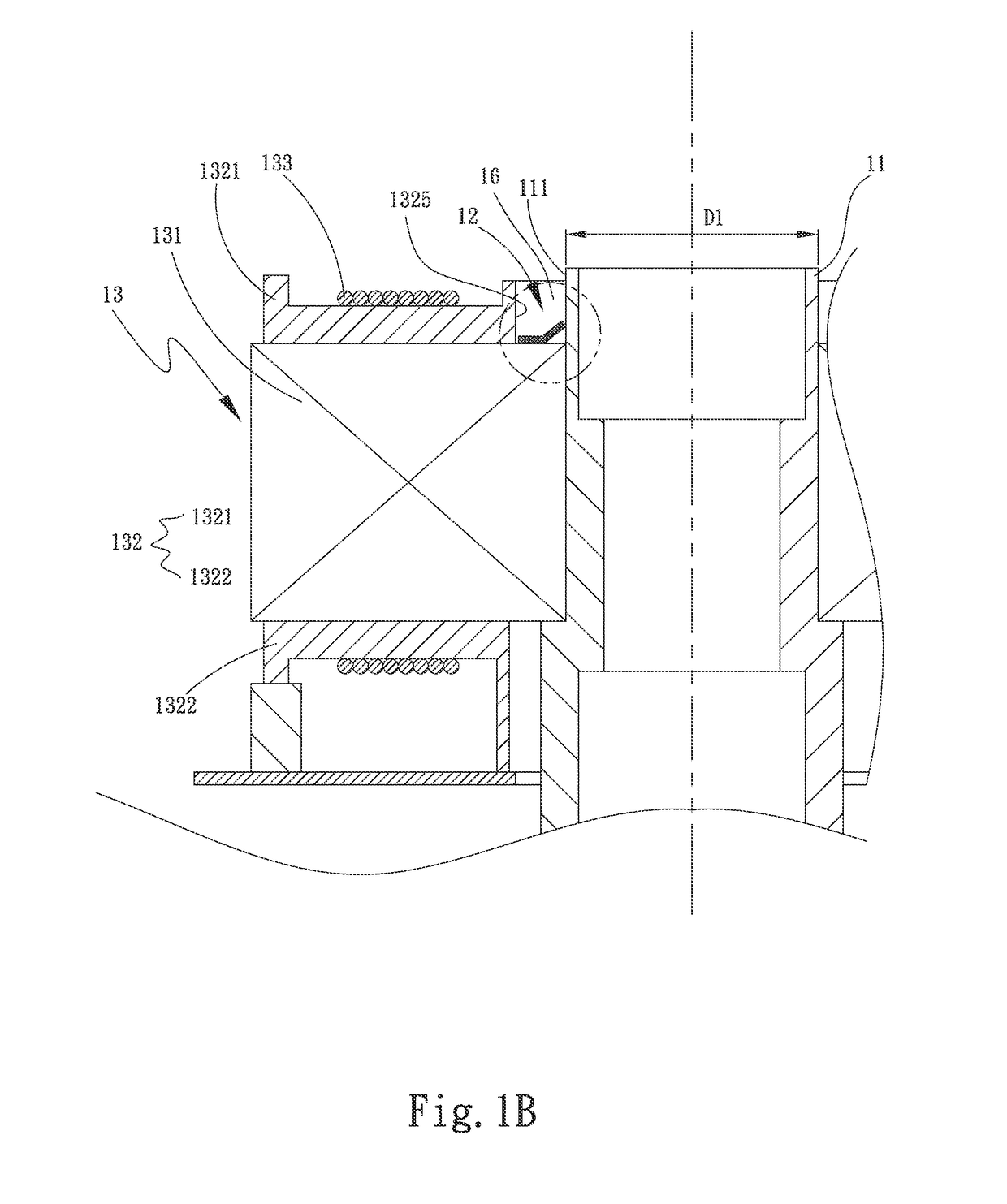 Stator fixing structure