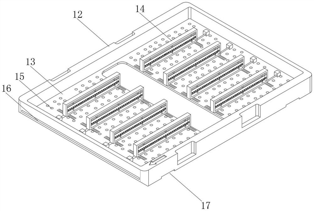 A supporting device for seedlings on a mobile seedbed and its application method