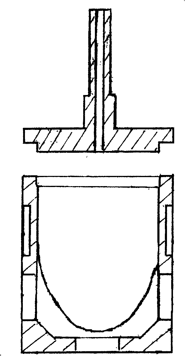 Linear contacting water-collecting device