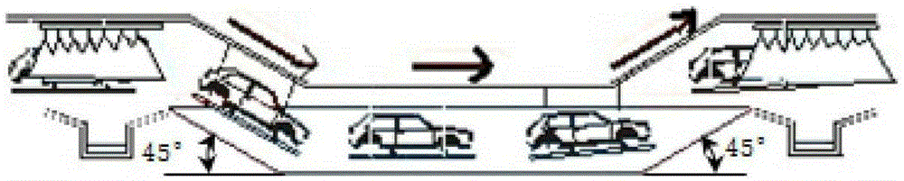 A roof beam structure and boat electrophoresis method