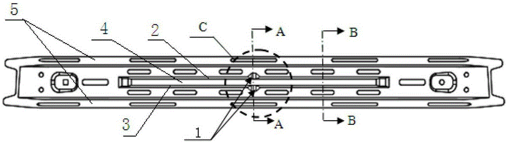 A roof beam structure and boat electrophoresis method