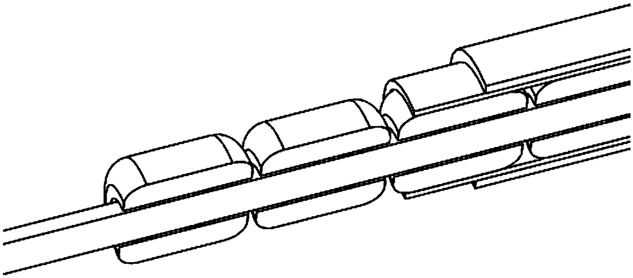 Ultra-light special optical cable