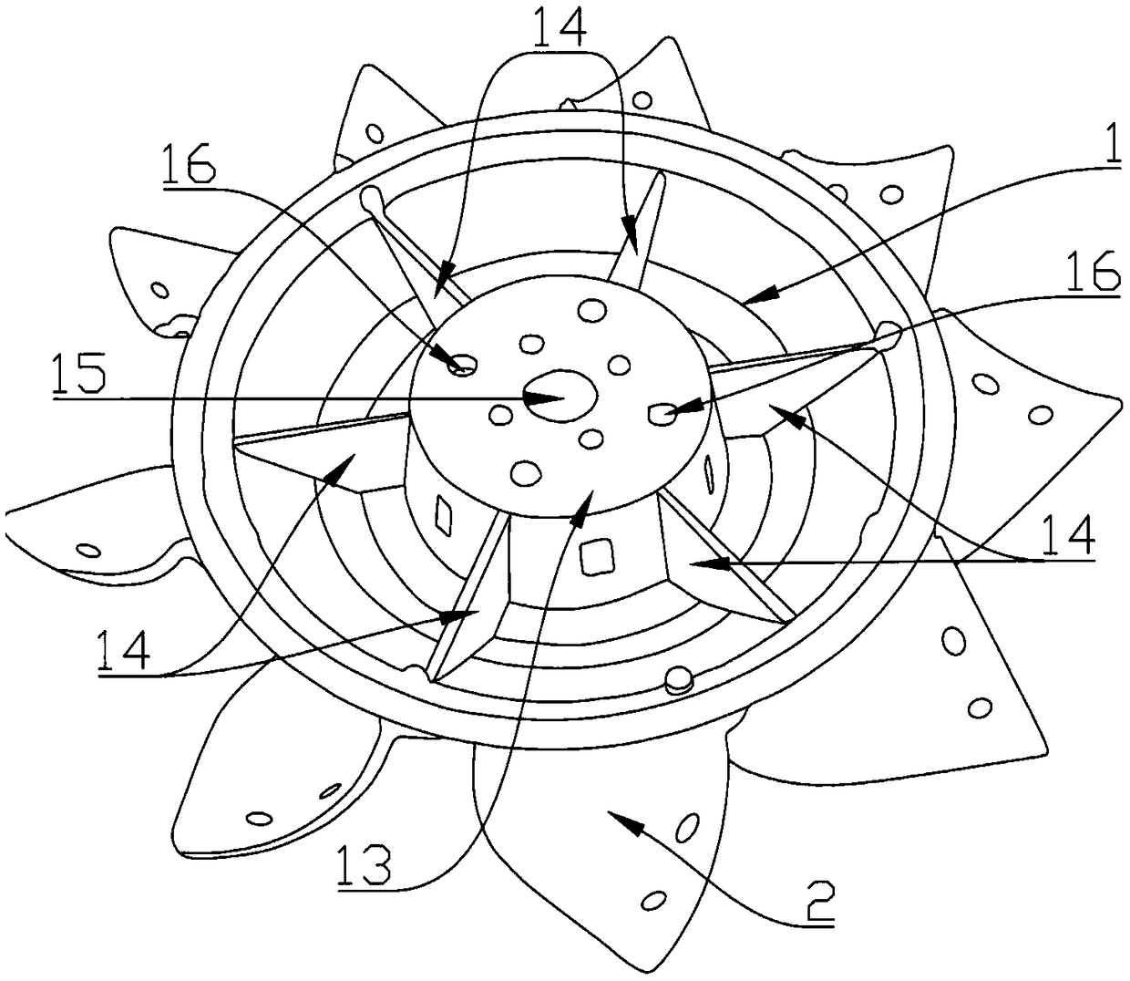 Aerator impeller