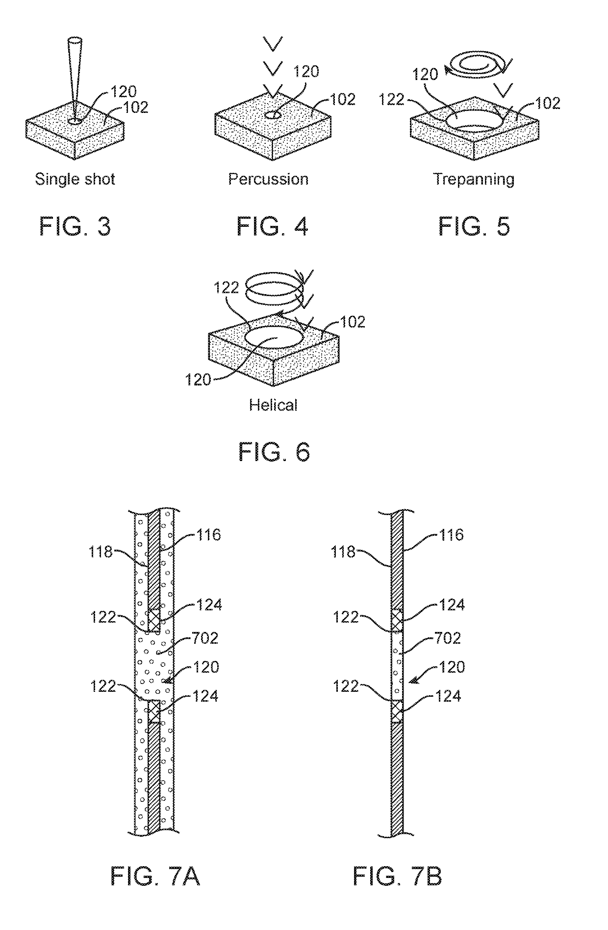 Graft material having selectively advanced permeability structure and method