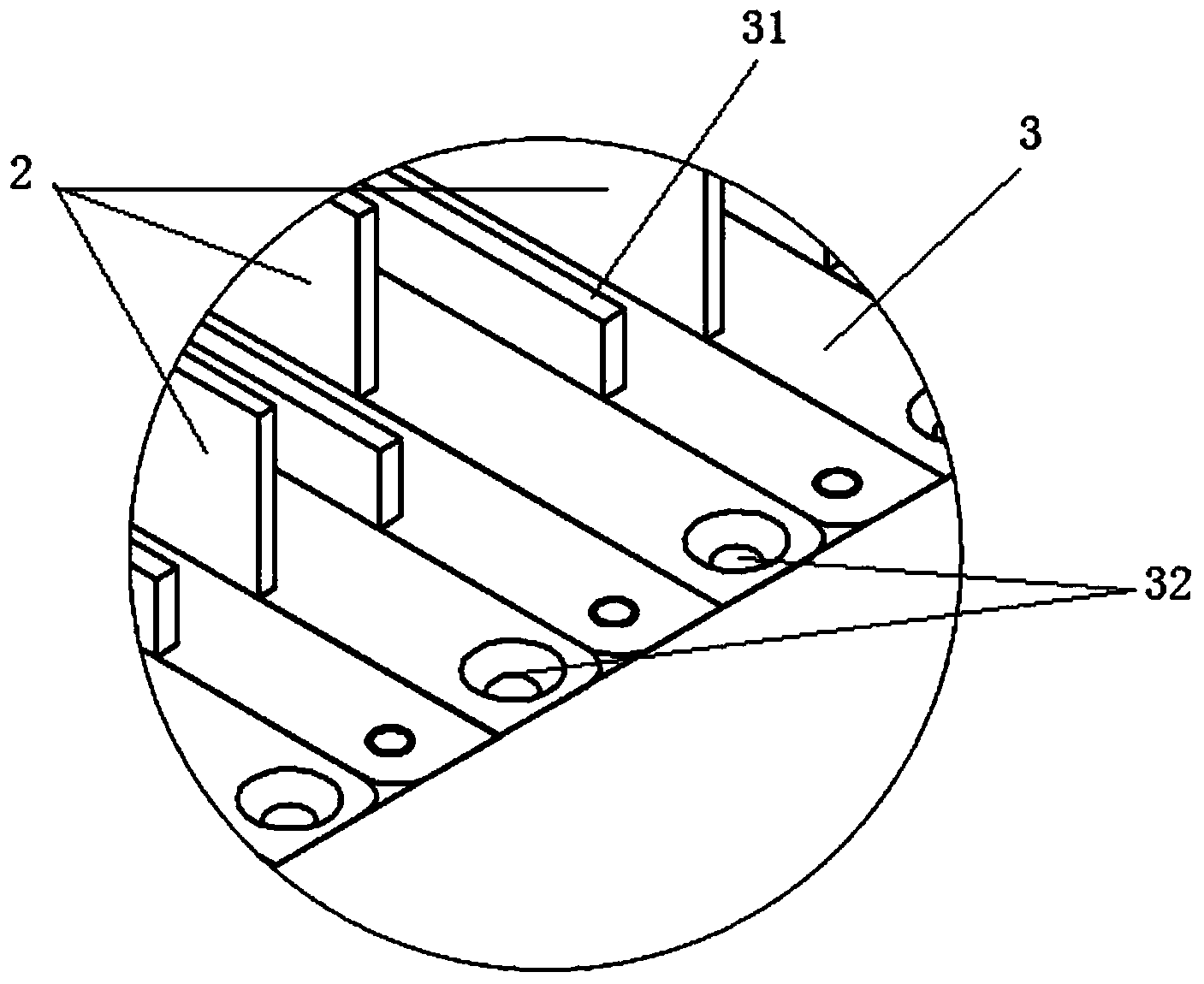 Large X-band broadband frequency phase scanning antenna array