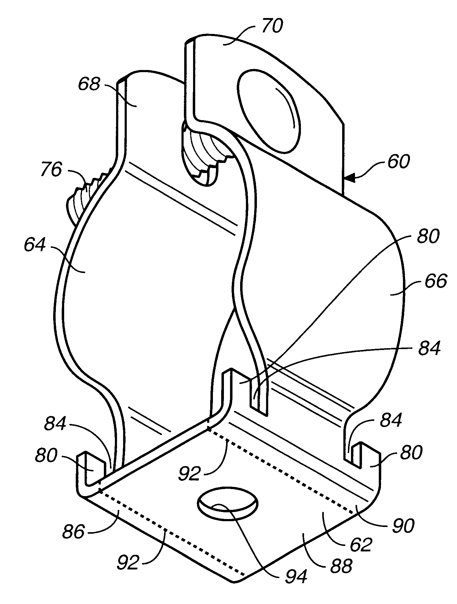 Multi-purpose hanger apparatus for use with a building structure