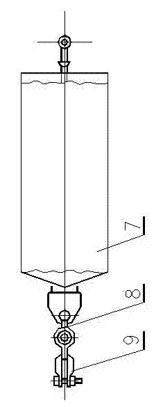 Manual icing testing system based on natural condition and testing method of the manual icing testing system