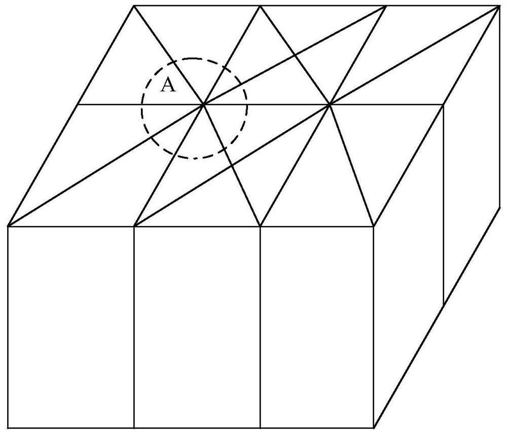 Steel structure space truss structure house