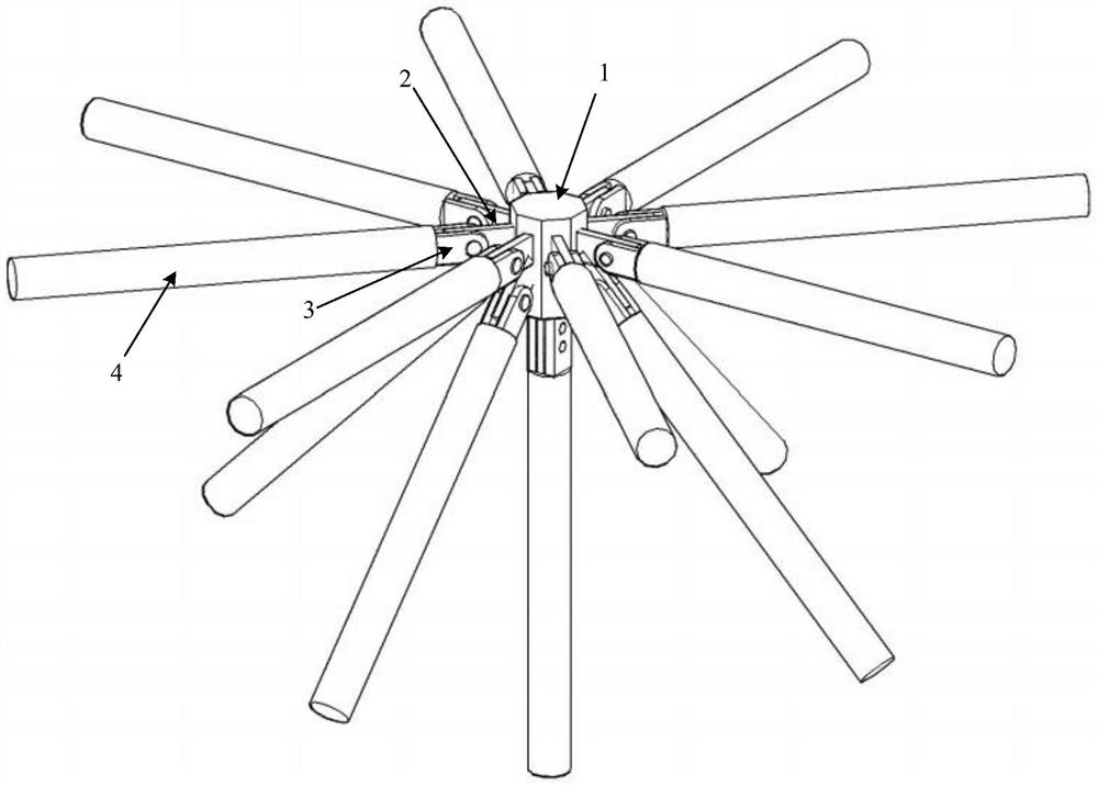 Steel structure space truss structure house