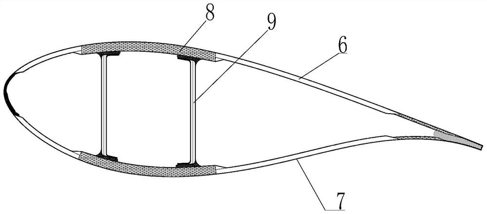 Windmill blade male die replacing plate and using method thereof