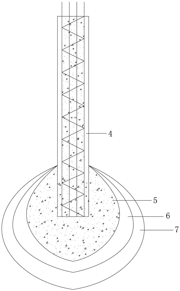 Single-pile-casing construction method for static pressure sinking pipe carrier cast-in-place pile
