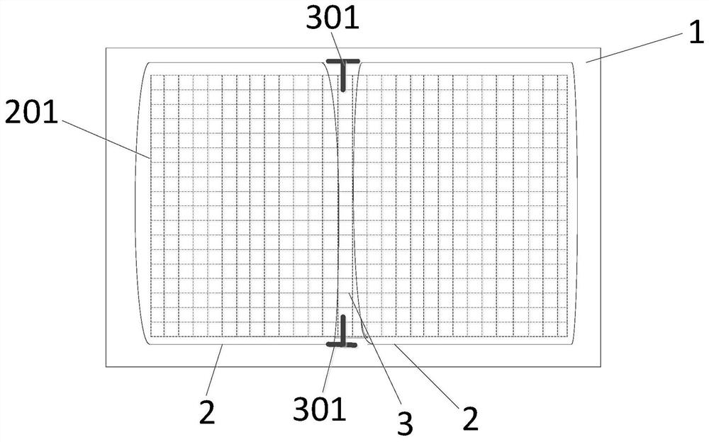 Flat panel detector substrate, manufacturing method, flat panel detector and camera shooting equipment