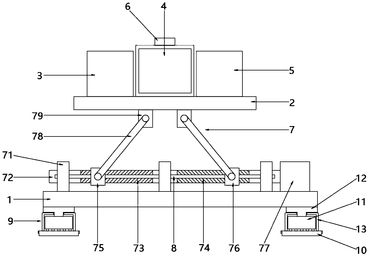 Prefabricated construction site supervision device and system based on BIM