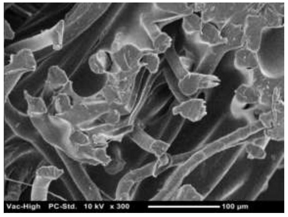 Manufacturing method of high-acid-base-resistance non-woven material for wringing roller