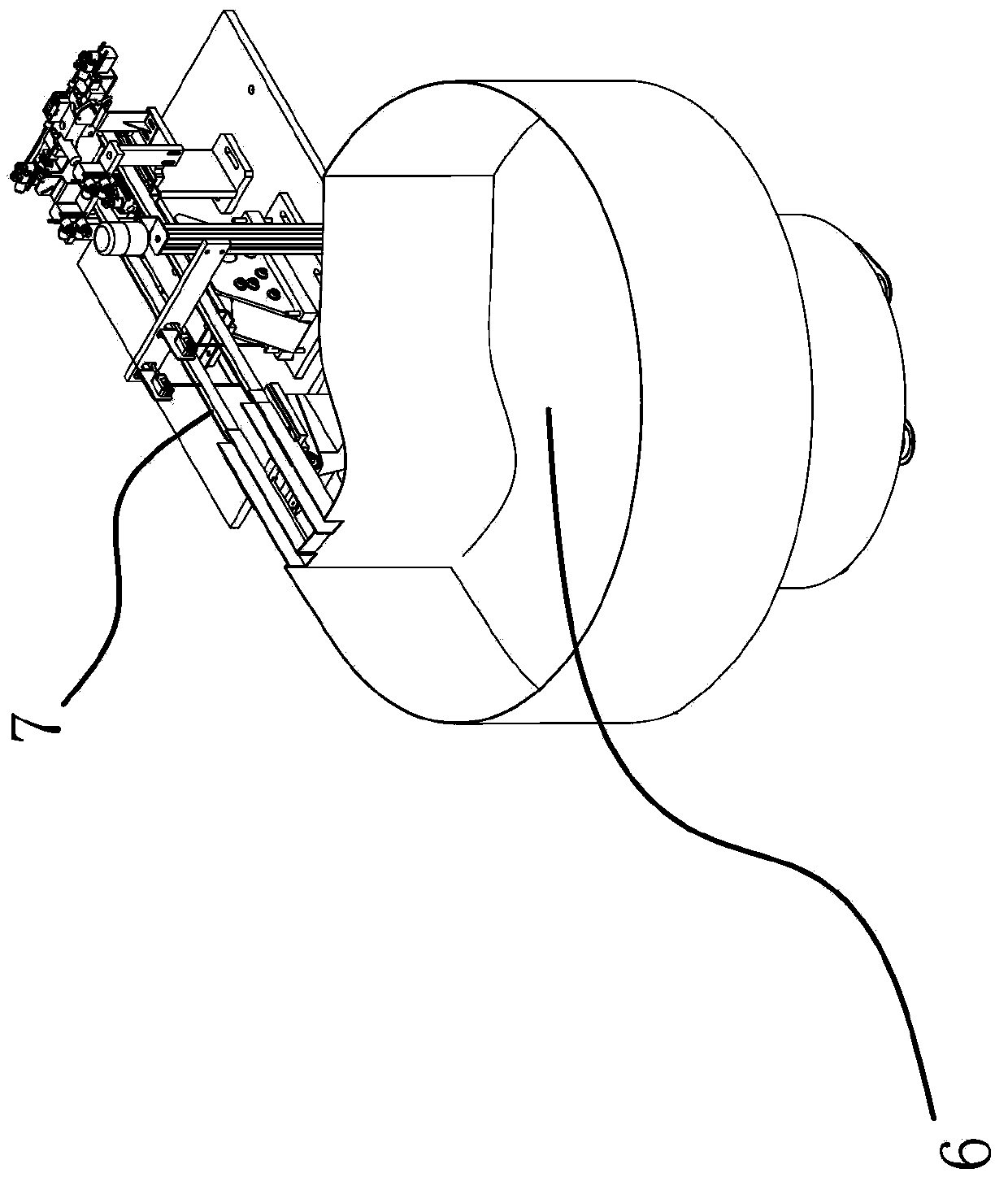 Feeding method and device of drip chambers in infusion sets