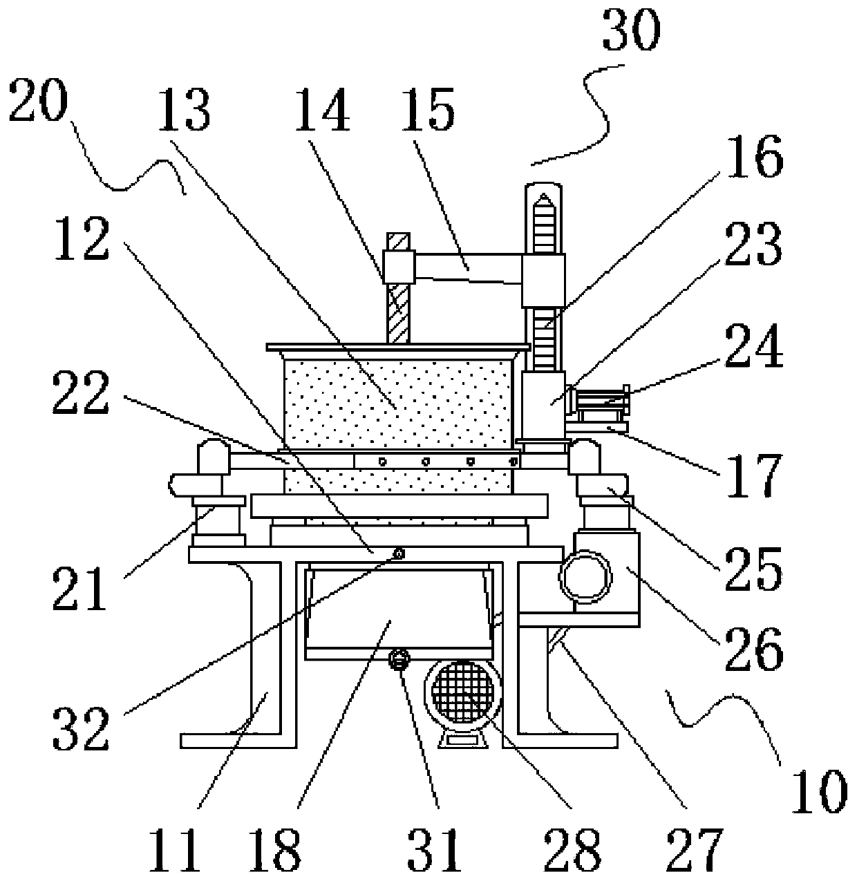 Tea kneading machine