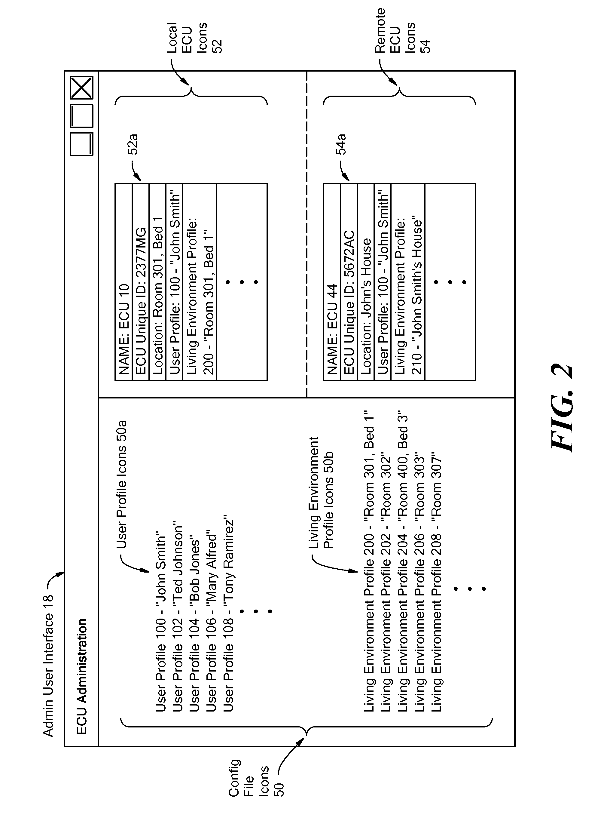 System and method for controlling a network of environmental control units